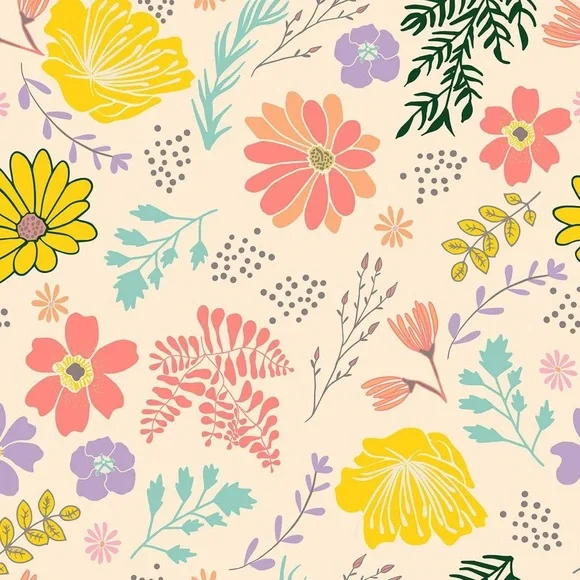 Magnetic Me Kids Ruffle Placket Foot Twotie Pajama Set -Primrose Cottage Modal - Picture 7 of 7